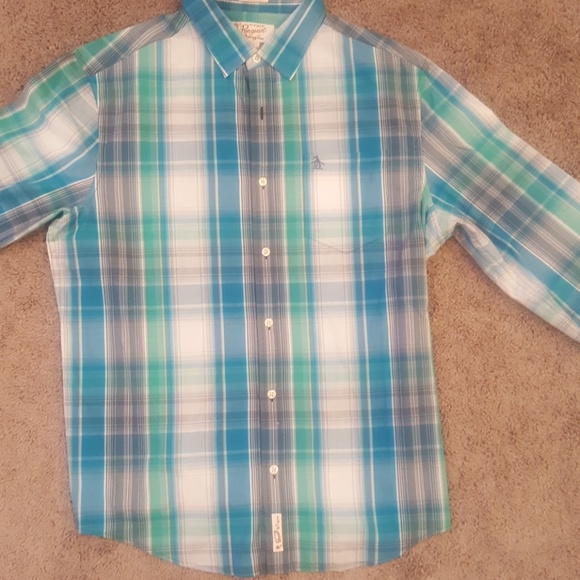 Penguin by munsingwear classic fit button up - Picture 1 of 4